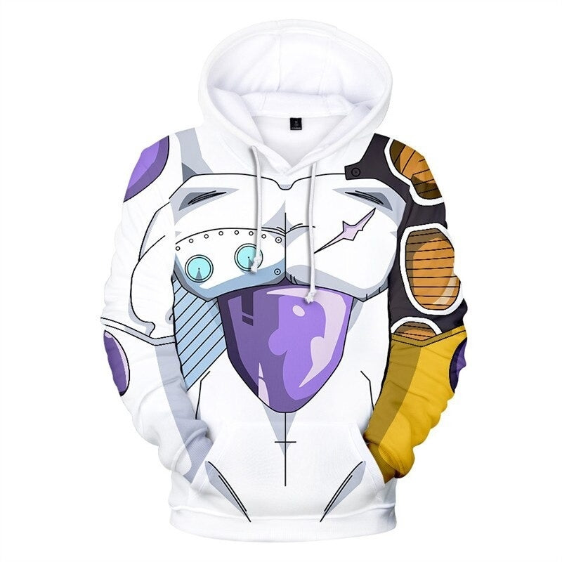 Blusa Jaqueta 3D Full Freeza Anime Dragon Ball Z Top