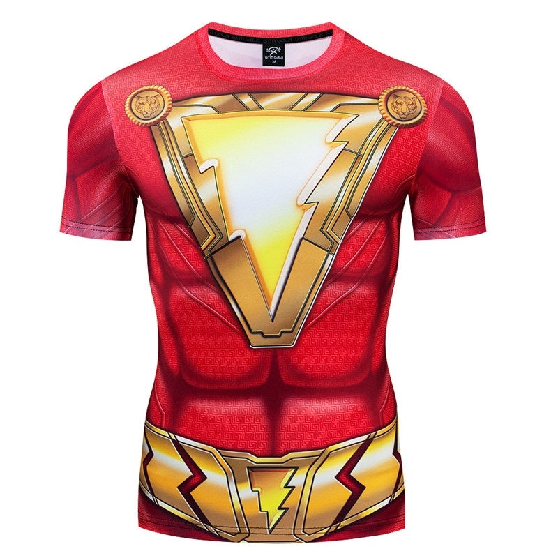 Camisa / Camiseta Hash Guard Shazam Clássico Compressão