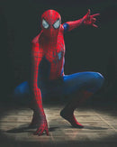Fantasia Espetacular Homem-Aranha Andrew Garfield Cosplay Traje Luxo