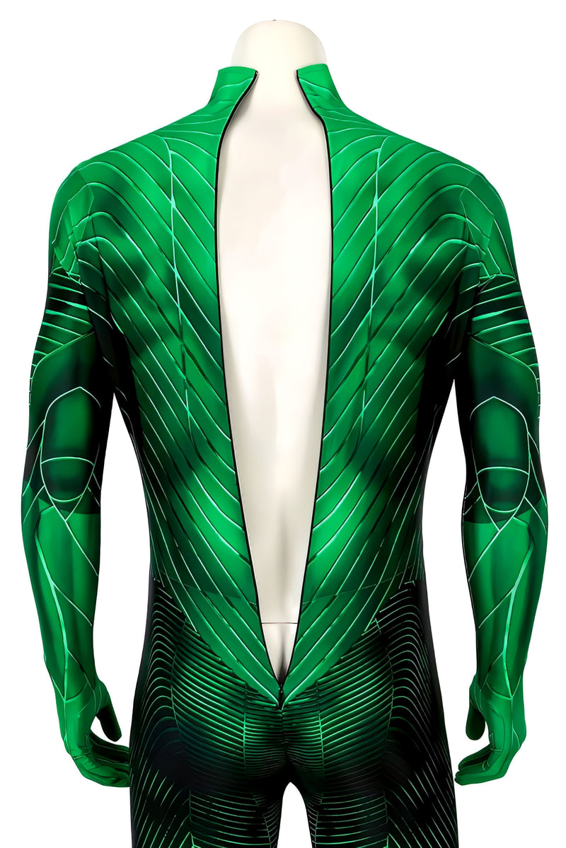 Fantasia Lanterna Verde Clássico Liga Da Justiça Adulto Cosplay Traje Luxo