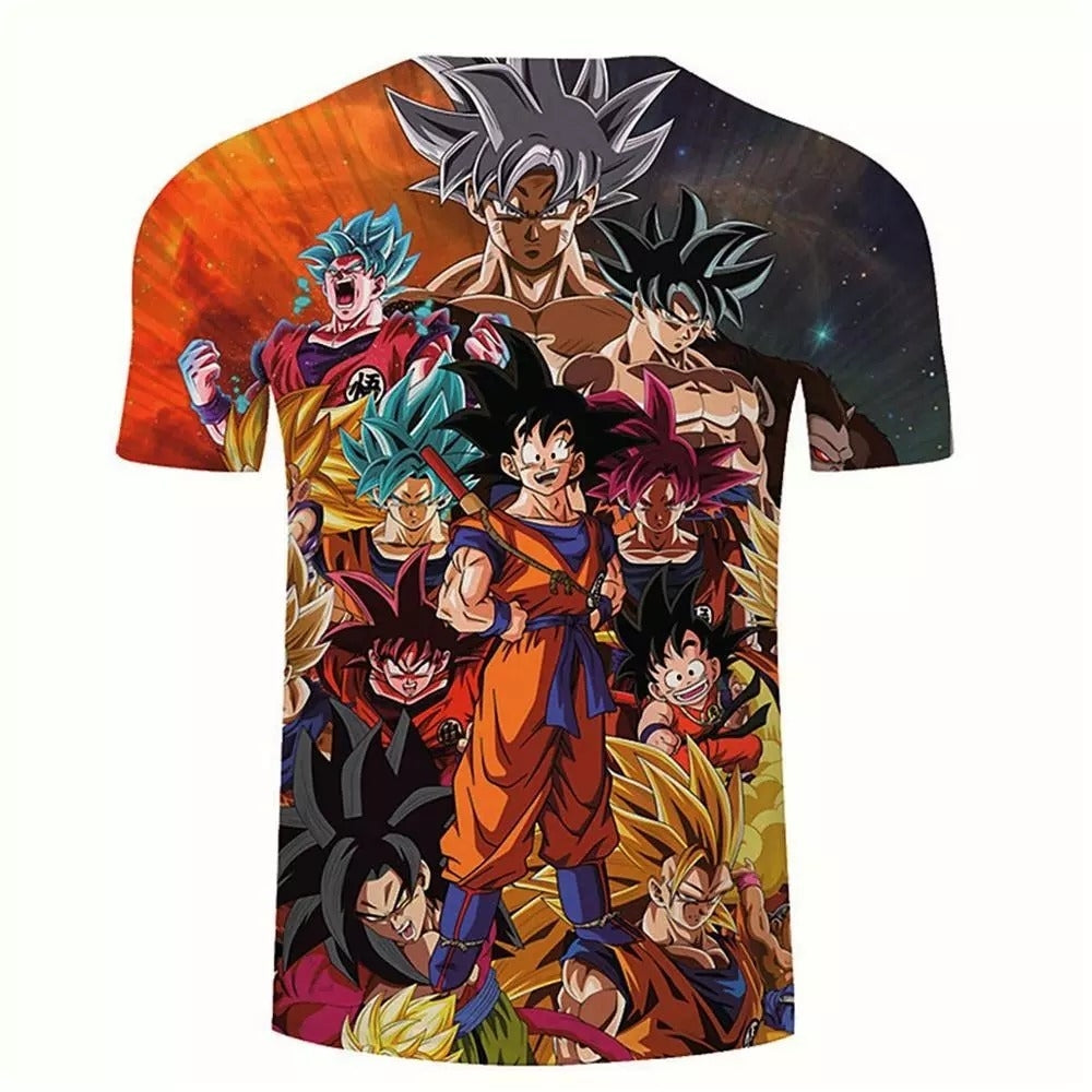 Camisa Camiseta Impressão 3D Goku Instinto Superior Anime Dragon Ball