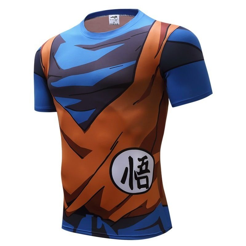Camisa / Camiseta Hash Guard Goku - Dragon Ball Super Compressão