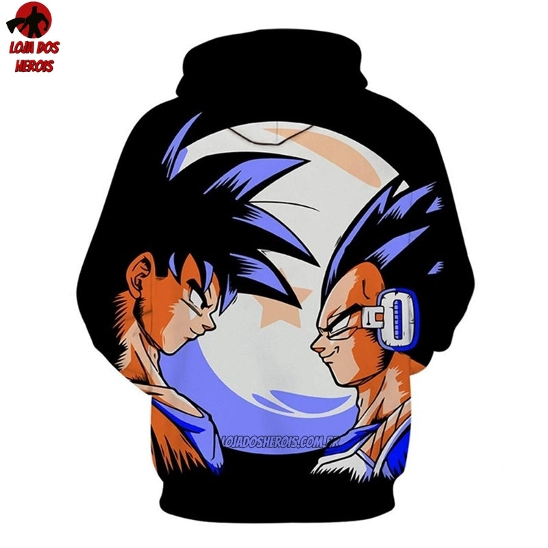 Desenho: Goku vs Vegeta, Versão Naruto