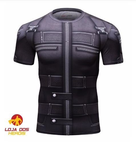 Camisa / Camiseta Hash Guard Compressão Viúva Negra - Vingadores Guerra Infinita