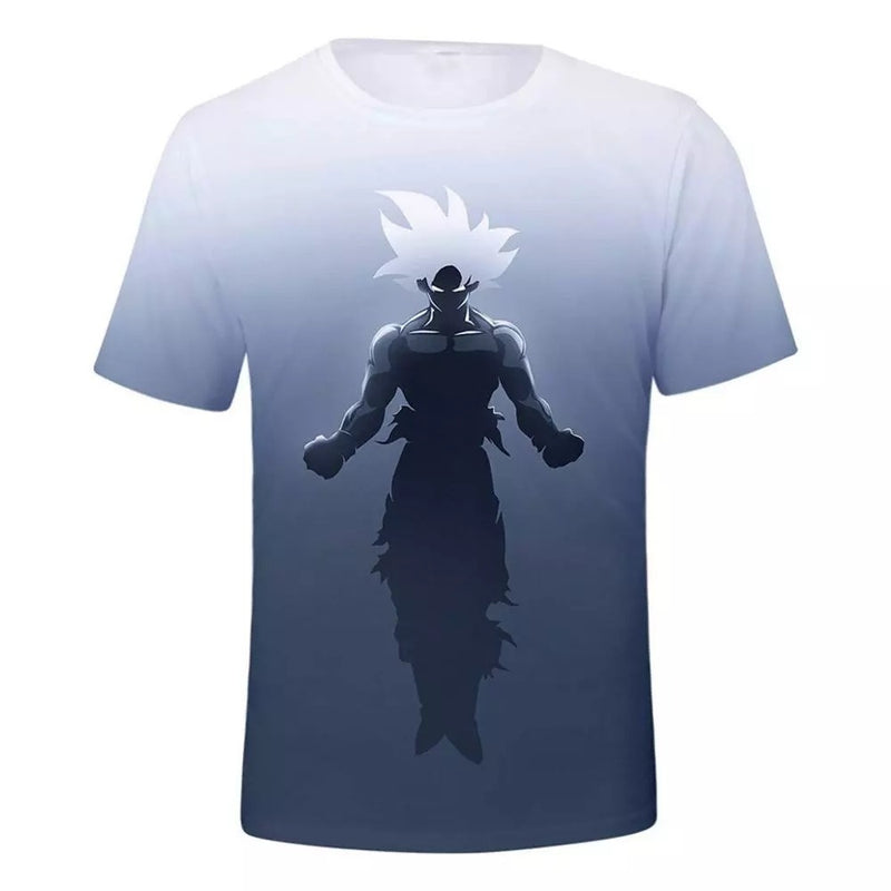 Camisa Camiseta Impressão 3D Goku Batalha Dragon Ball Super Estilo Clássico