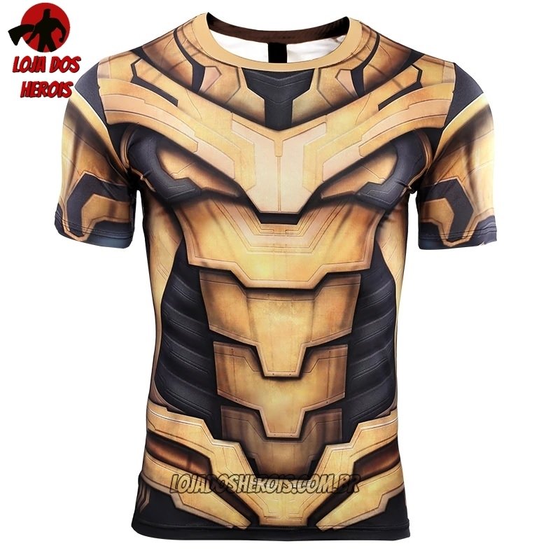 Camisa/Camiseta Hash Guard Thanos Filme 2019 - Vingadores Ultimato Endgame Compressão