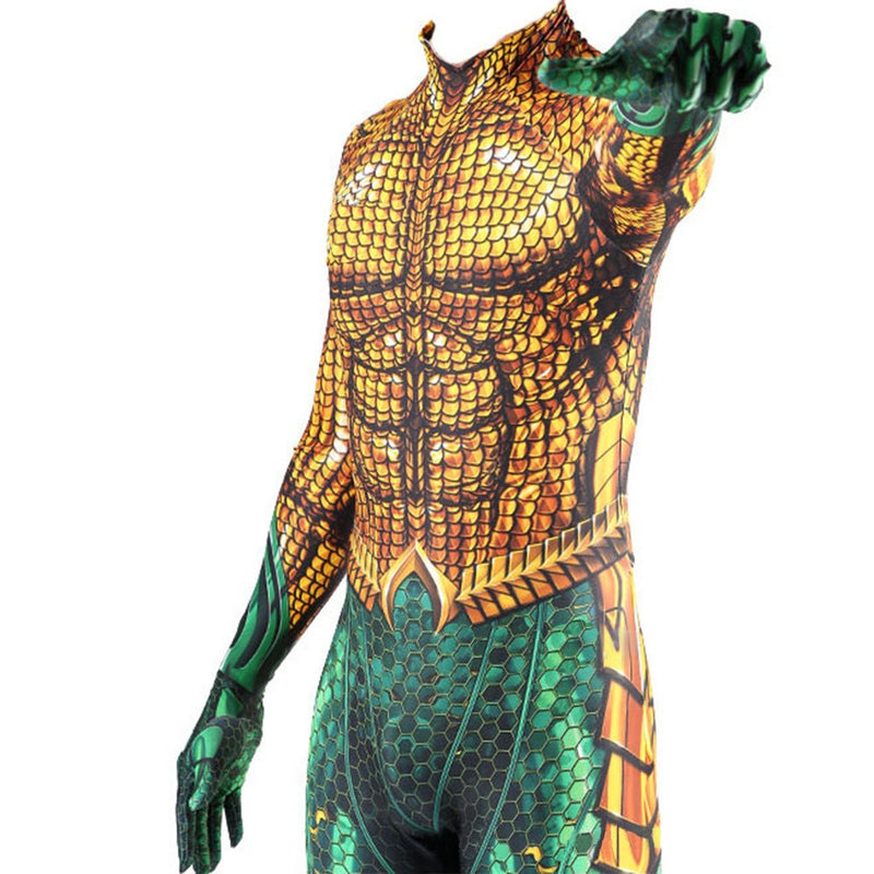 Fantasia Aquaman Heróis Filme liga da Justiça Jason Momoa Cosplay traje