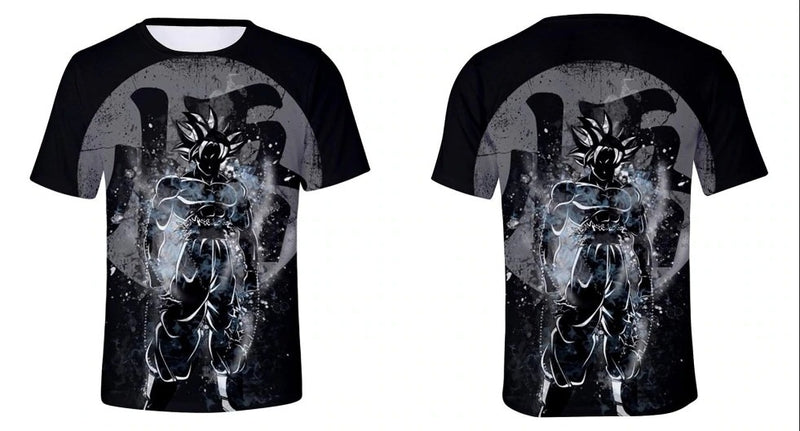 Camisa Camiseta Impressão 3D Goku Clássico Dragon Ball Super Estilo Clássico