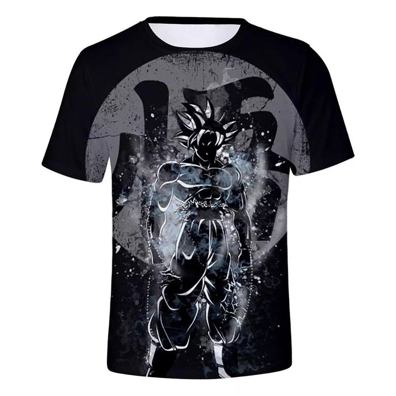 Camisa Camiseta Impressão 3D Goku Clássico Dragon Ball Super Estilo Clássico