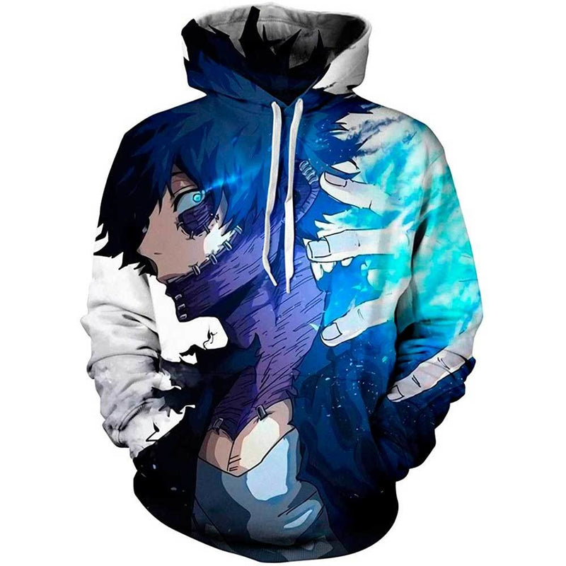 Blusa Jaqueta 3D Full Dabi Vilão My Hero Academia Anime Top