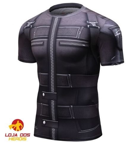 Camisa / Camiseta Hash Guard Compressão Viúva Negra - Vingadores Guerra Infinita