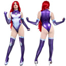 Fantasia Feminina Estelar Jovens Titãs Traje Luxo Cosplay Mulheres