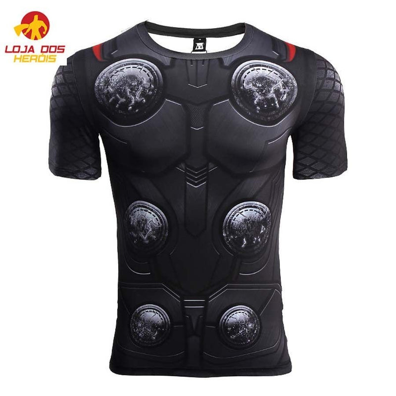 Camisa / Camiseta Hash Guard Compressão Thor - Vingadores Ultimato Capa