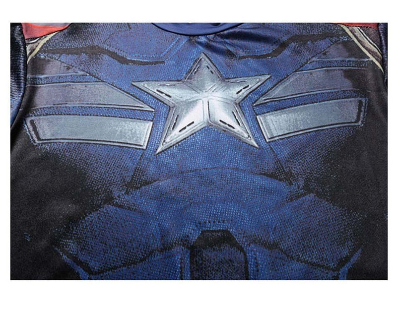 Camisa / Camiseta Hash Guard Capitão América Vingadores Compressão