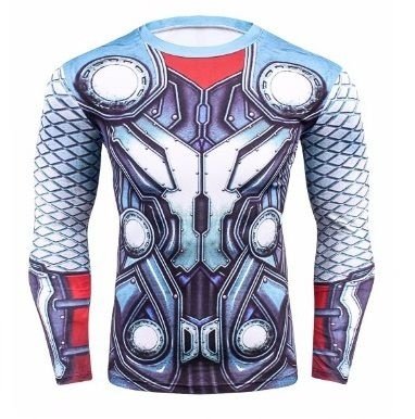 Camisa / Camiseta Hash Guard Compressão Thor - Os Vingadores