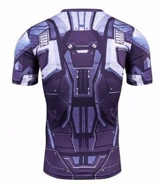 Camisa / Camiseta Hash Guard Compressão Máquina De Combate - Os Vingadores - Guerra Infinita