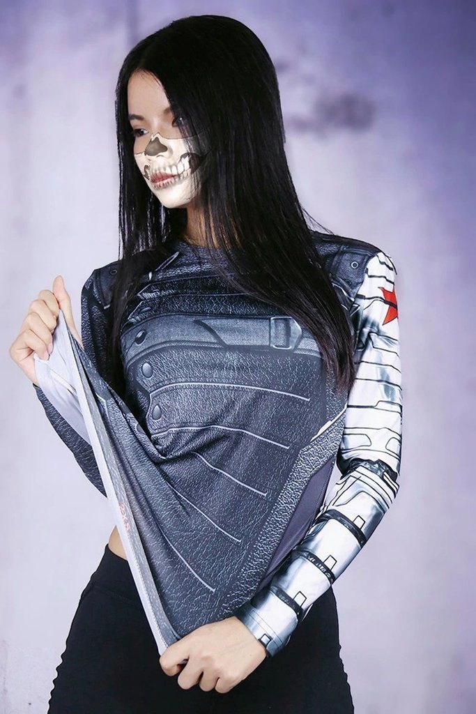 Camisa / Camiseta Hash Guard Feminina Soldado Invernal - Manga Longa Compressão