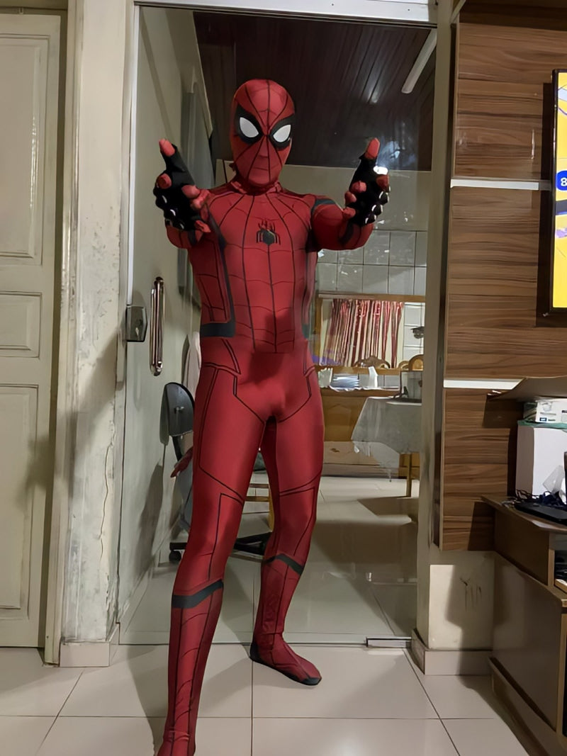 Fantasia Homem-Aranha Escarlate Versão Especial Cosplay Traje Luxo Pro