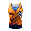 Camisa / Camiseta Regata Goku Vegeta Naruto Dragon Ball Compressão Tank Top
