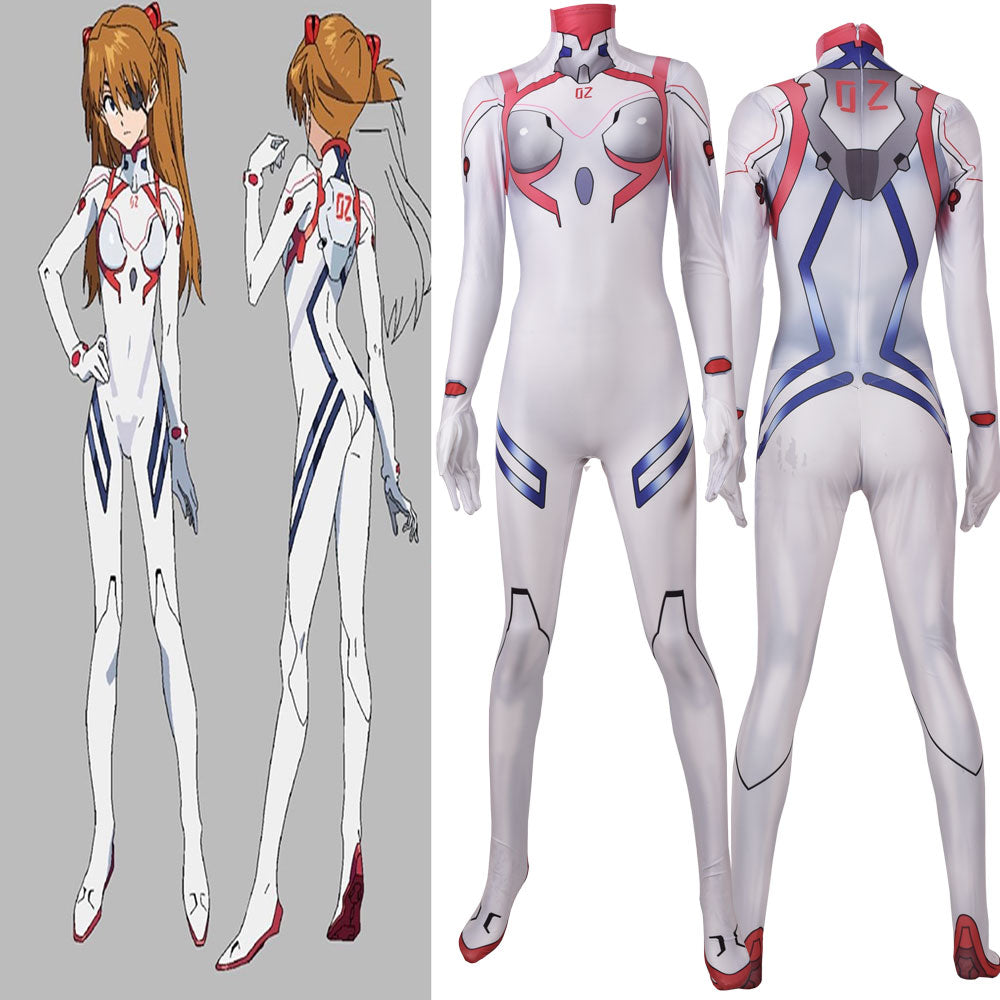 Fantasia Feminina Asuka Shinji Neon Genesis Evangelion Anime Cosplay T