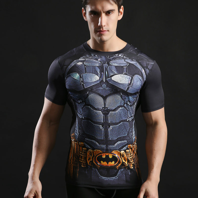 Camisa / Camiseta Hash Guard Batman Filme Compressão