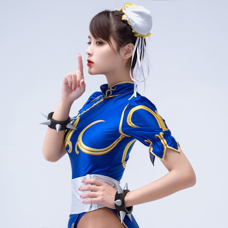 Fantasias Chun Li Street Fighter Jogo Game Anime Cosplay Profissional