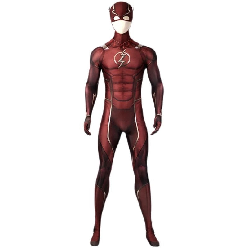 Fantasia Flash Liga Da Justiça Adulto Cosplay Traje Luxo