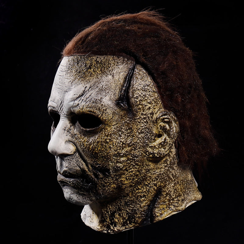 Máscara Cosplay Michael Myers Filme Halloween Realista para Eventos e Festas