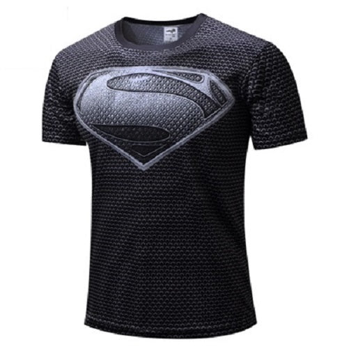 Camisa / Camiseta Superman Black Liga Da Justiça SlimFit