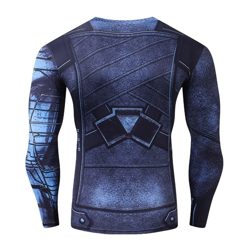 Camisa / Camiseta Hash Guard Compressão Soldado Invernal - Guerra Infinita