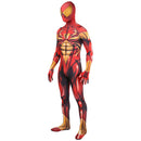 Fantasia Masculina Homem Aranha Escarlate De Ferro Adulto Cosplay Traje Luxo