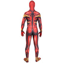 Fantasia Masculina Homem Aranha Escarlate De Ferro Adulto Cosplay Traje Luxo