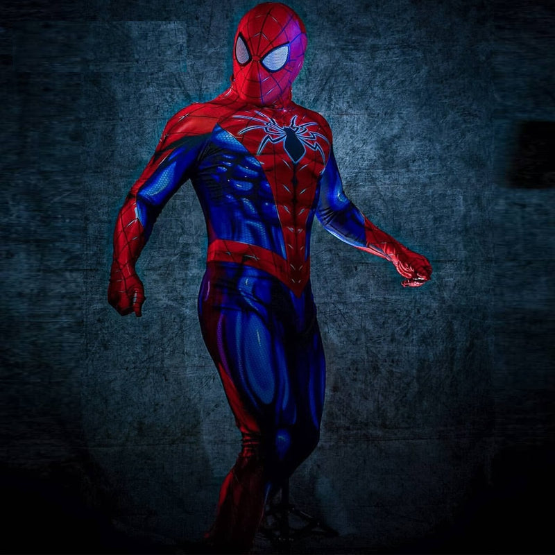Fantasia Homem-Aranha Spider Man 2099 Cosplay Traje Luxo (Adulto/Infantil)