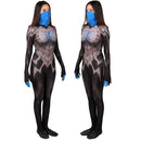 Fantasia Cindy Moon Mulher Aranha Cosplay Feminino Luxo Traje Profissional