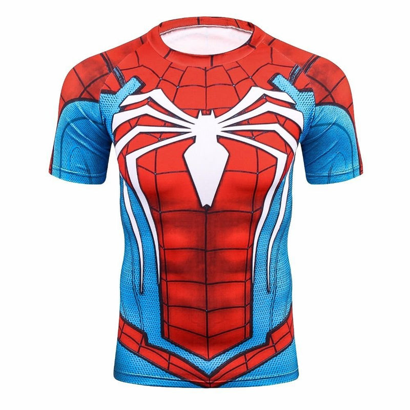 Camisa / Camiseta Hash Guard Compressão Homem Aranha Spider Man Game ps4