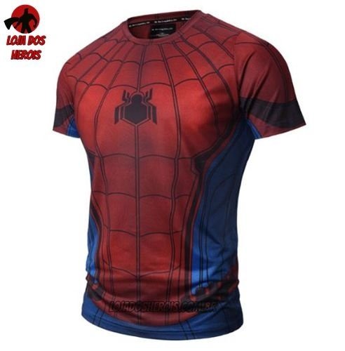 Camisa/Camiseta Homem Aranha Filme Compressão Hash Guard