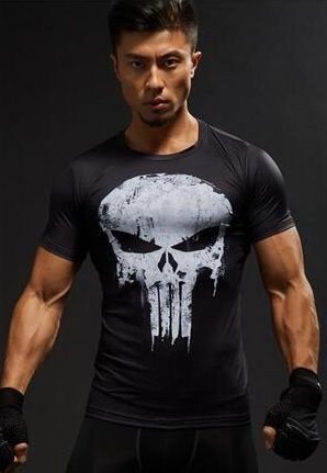 Camisa / Camiseta Hash Guard Justiceiro Punisher - Série Compressão