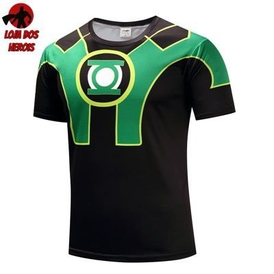 Camisa / Camiseta Heróis Lanterna Verde - SlimFit