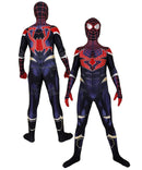 Fantasia Miles Morales Hq Homem-Aranha Adulto Cosplay Traje Luxo Profissional