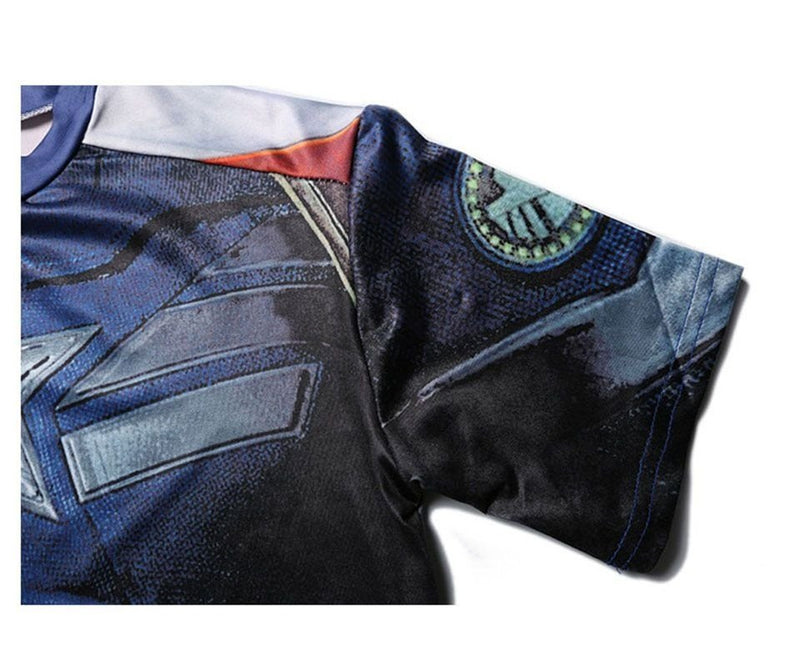 Camisa / Camiseta Hash Guard Capitão América Vingadores Compressão