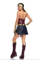 Fantasia Feminina Mulher Maravilha Traje Luxo Cosplay Mulheres