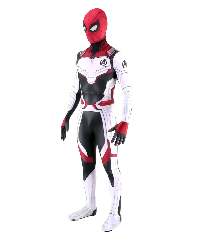 Fantasia Homem-Aranha Uniforme Quantum Vingadores Cosplay Traje Luxo Profissional