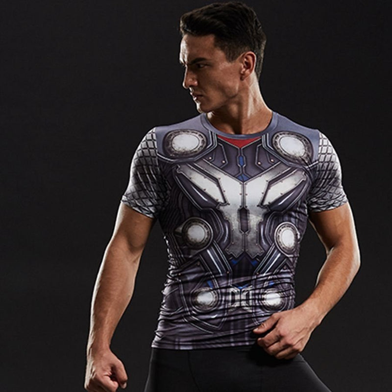 Camisa / Camiseta Hash Guard Thor Guerra Infinita Vingadores Compressão