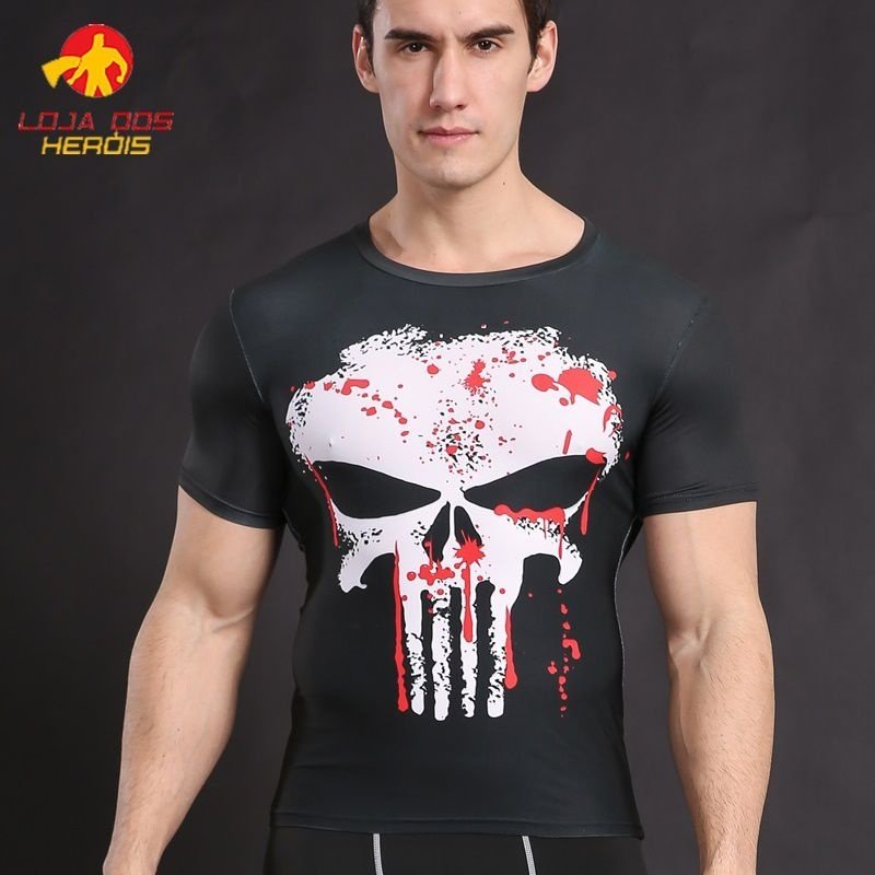 Camisa / Camiseta Hash Guard The Punisher - Justiceiro Serie Compressão