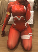 Fantasia Zero Two Darling in the Franxx Cosplay Feminino Luxo Traje Profissional