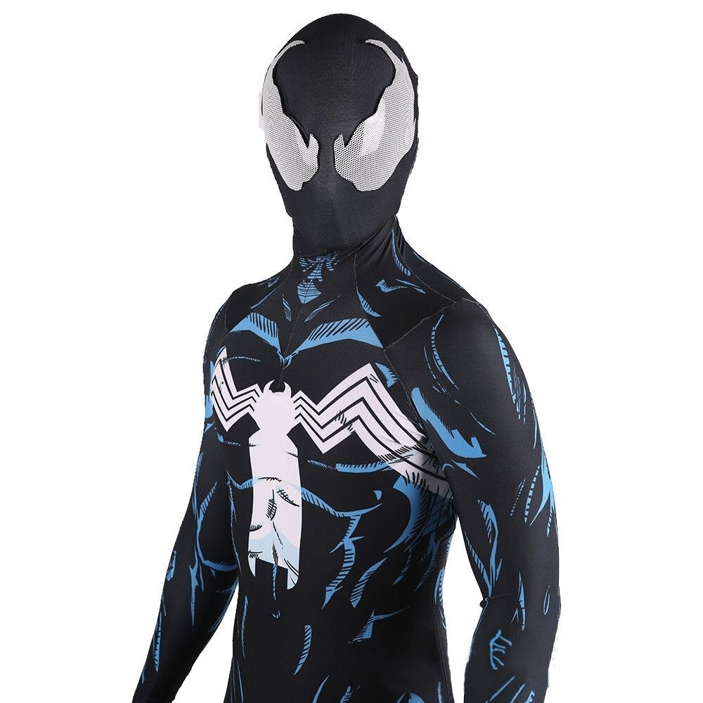 Fantasia Venom Eddie Brock Hq Adulto Cosplay Traje Luxo Profissional