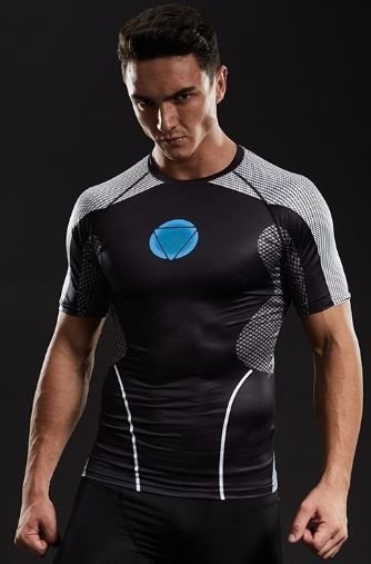 Camisa / Camiseta Hash Guard Compressão Homem De Ferro - Tony Stark