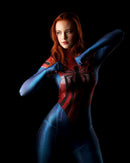 Fantasia Feminina Mulher Aranha Mary Jane Spider-Woman Traje Luxo Cosplay Mulheres