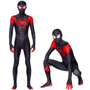 Fantasia Heróis Miles Morales Homem Aranha no Aranhaverso Masculina Cosplay Traje