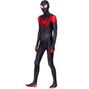Fantasia Heróis Miles Morales Homem Aranha no Aranhaverso Masculina Cosplay Traje